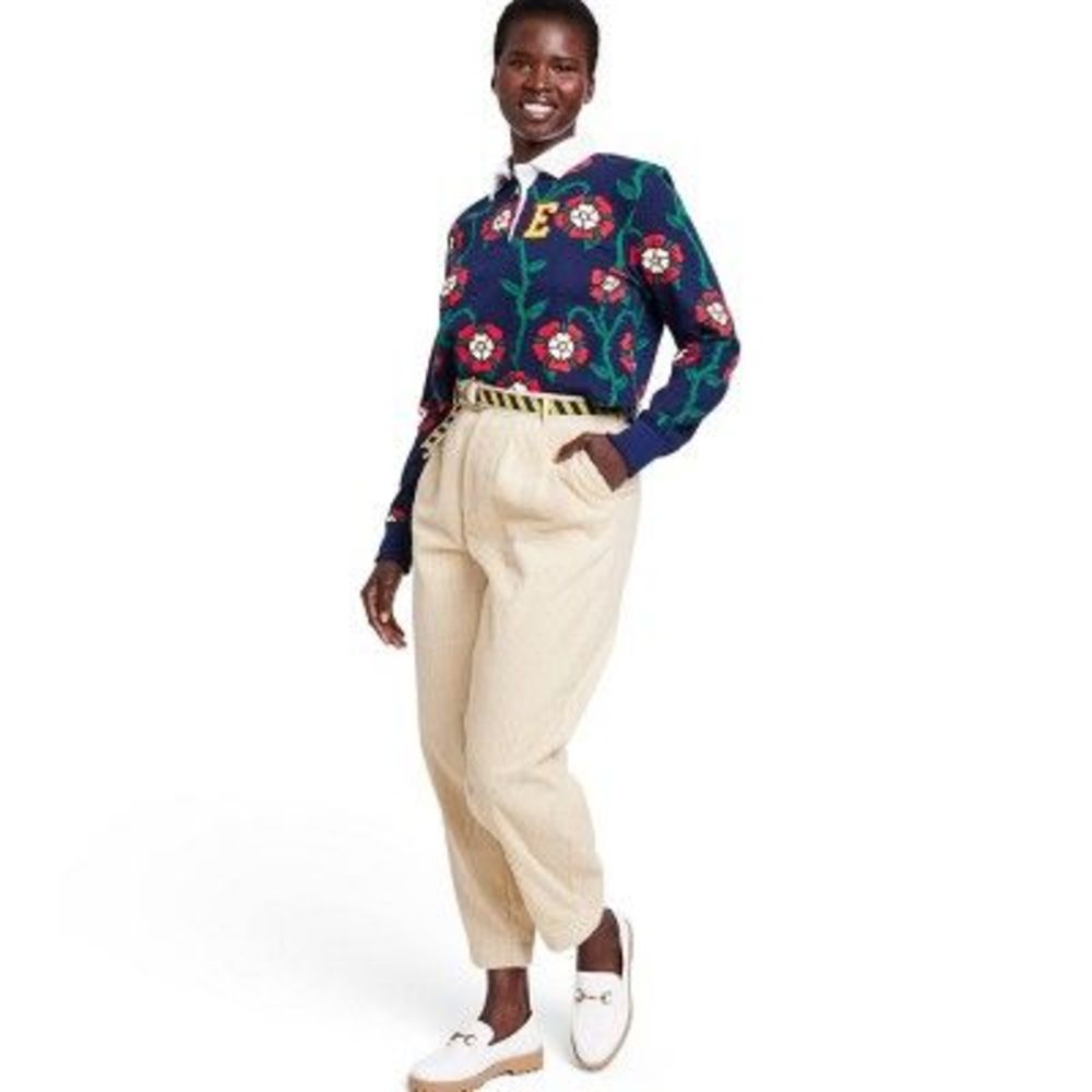 Women's Corduroy Straight Leg Trousers - Rowing Blazers 00 - Picture 2 of 3